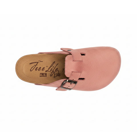 Kids' Greased Leather Clogs