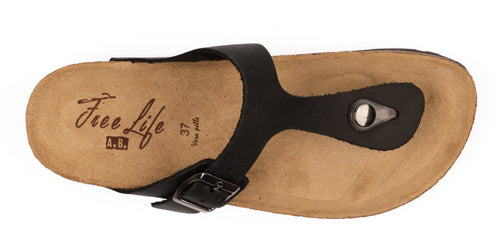 Ergonomic Leather Flip-Flop Sandals size. Woman