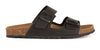 Double Buckle Sandals in Leather for Men