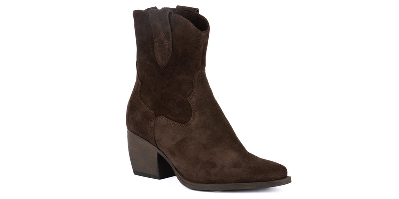 Texan leather ankle boot