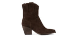 Texani donna in pelle, stivaletti camperos bassi