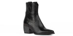 Texani donna in pelle, stivaletti camperos bassi