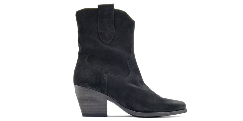 Texan leather ankle boot