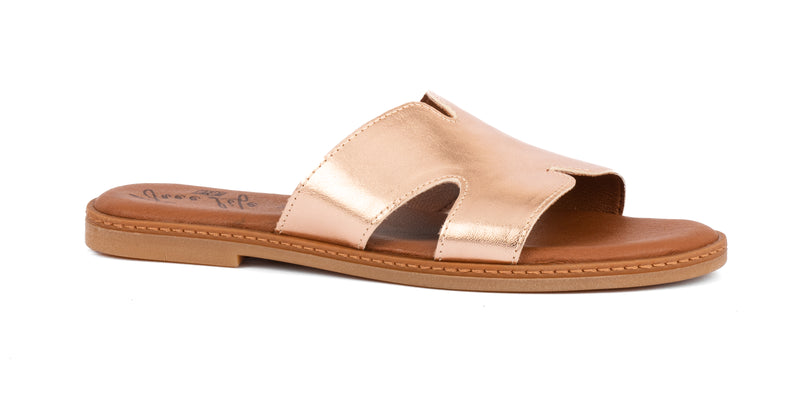 Ciabattina con Fascia in Pelle