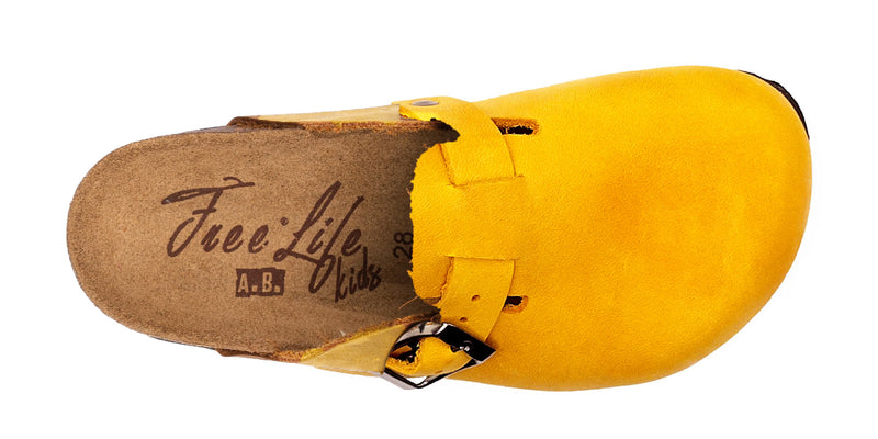Sabot Clog Bambino in Pelle