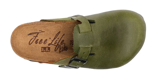 Sabot Clog Bambino in Pelle