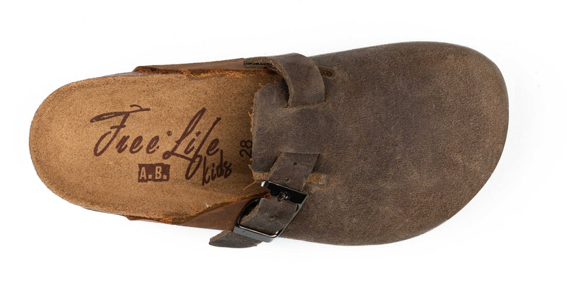 Sabot Clog Bambino in Pelle