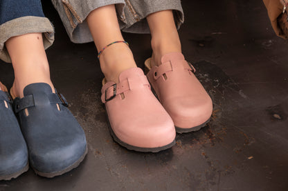 Sabot Bimbo/Bimba in Pelle Ingrassata