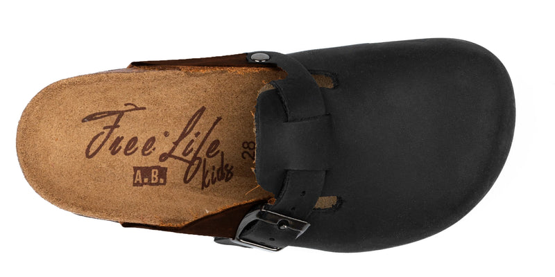 Sabot Clog Bambino in Pelle