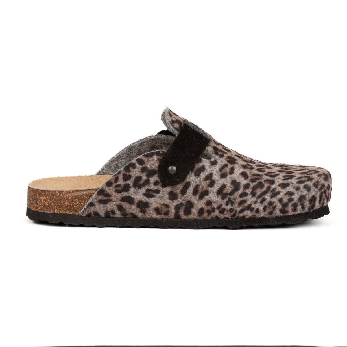Sabot Clog in Pelle Stampa Leopardata