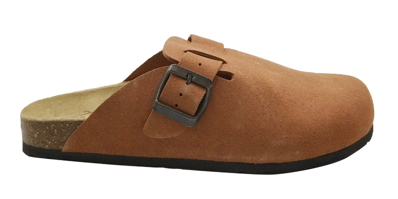 Sabot clog donna in pelle