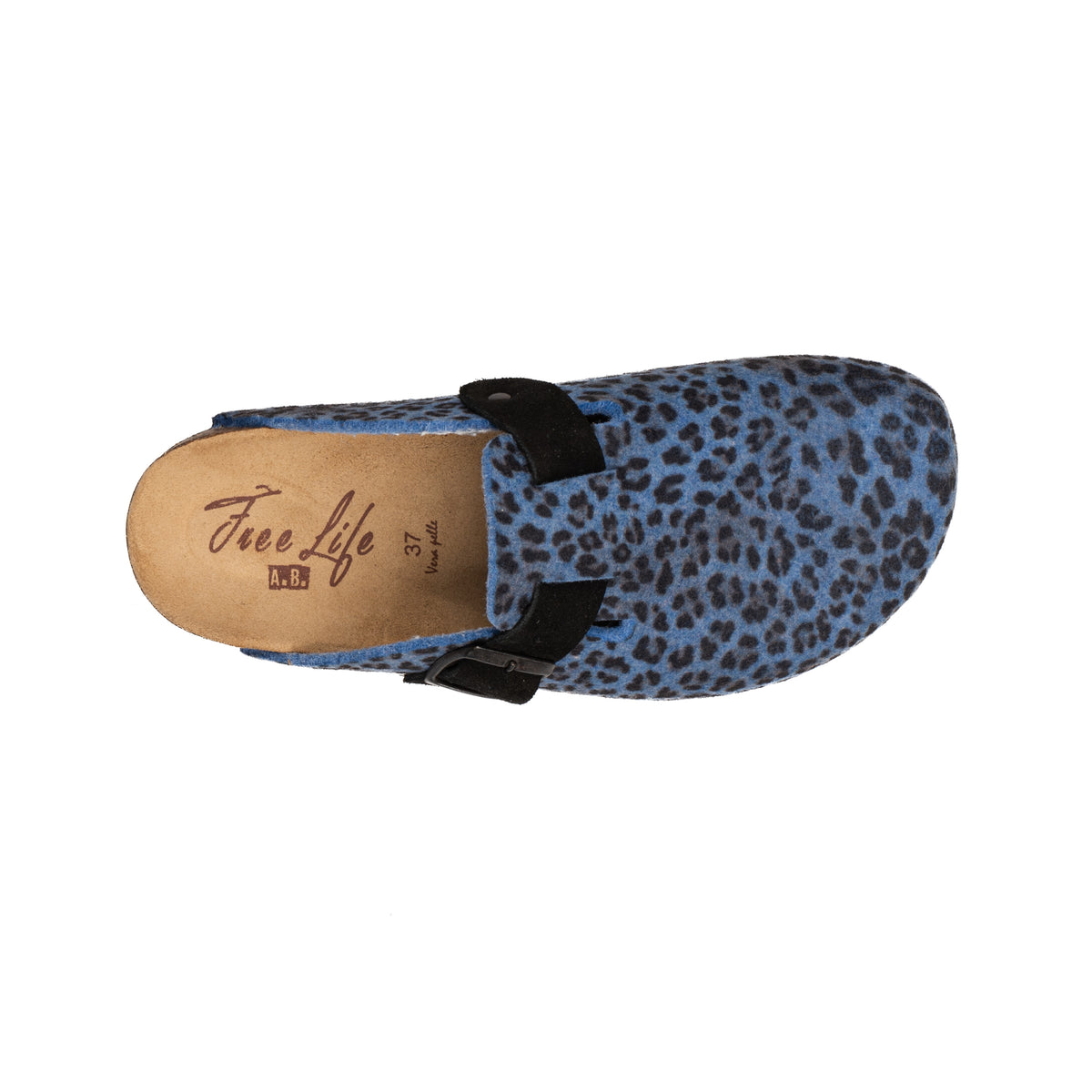 Sabot Clog in Pelle Stampa Leopardata
