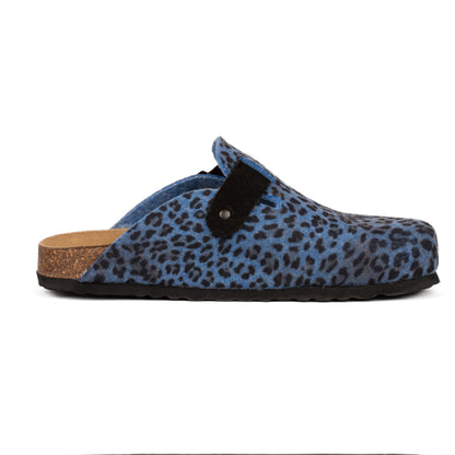 Sabot Clog in Pelle Stampa Leopardata