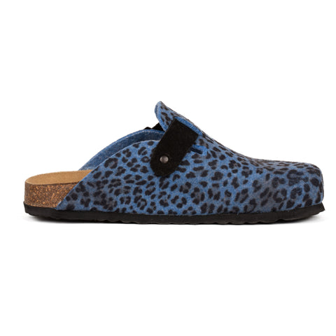 Sabot Clog in Pelle Stampa Leopardata