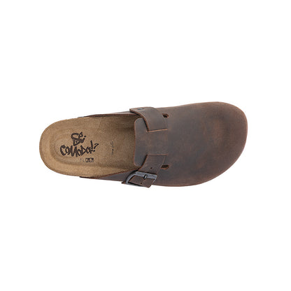 Sabot Clog in Pelle Ingrassata SEI COMODA