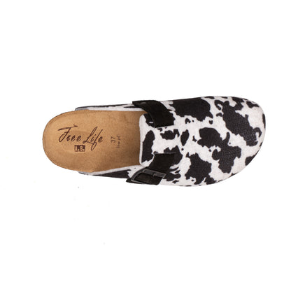 Sabot Clog in Muflet Stampato