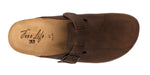 Men's leather clog sabot