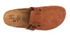 Sabot clog donna in pelle scamosciata
