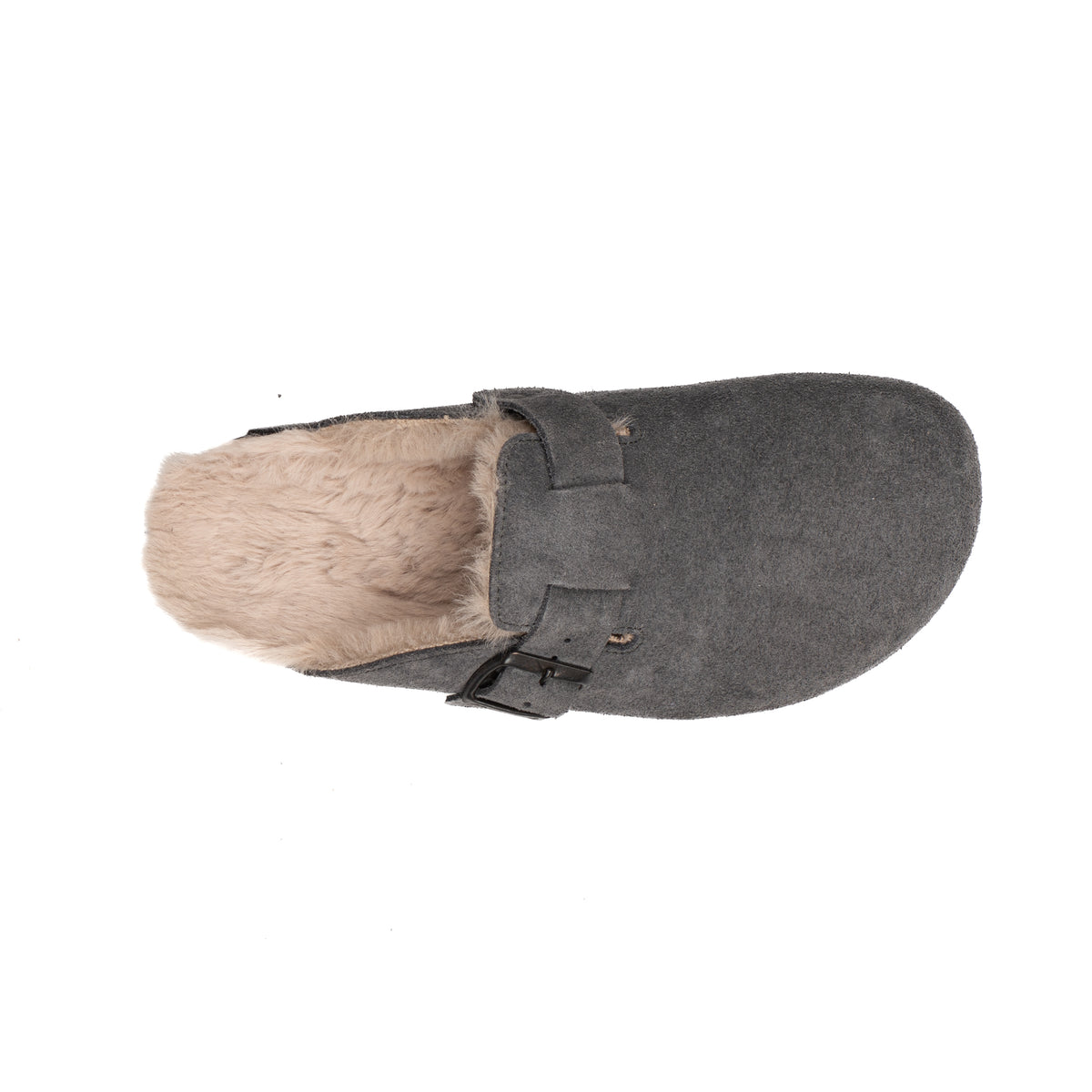 Sabot Clog Donna Pelle Scamosciata Imbottite