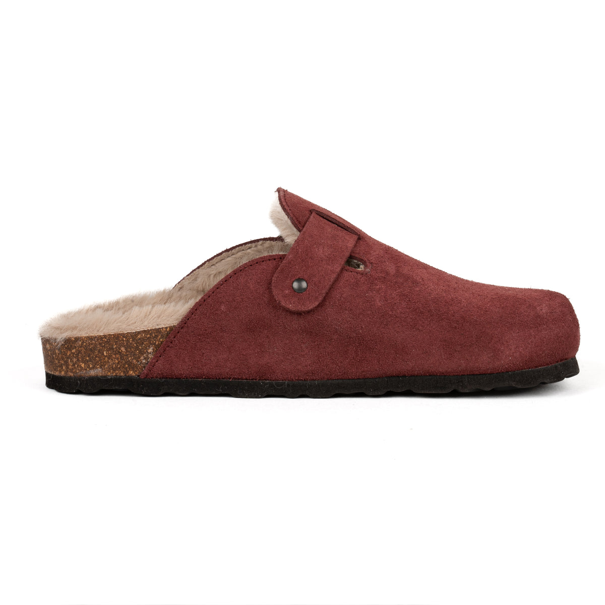 Sabot Clog Donna Pelle Scamosciata Imbottite