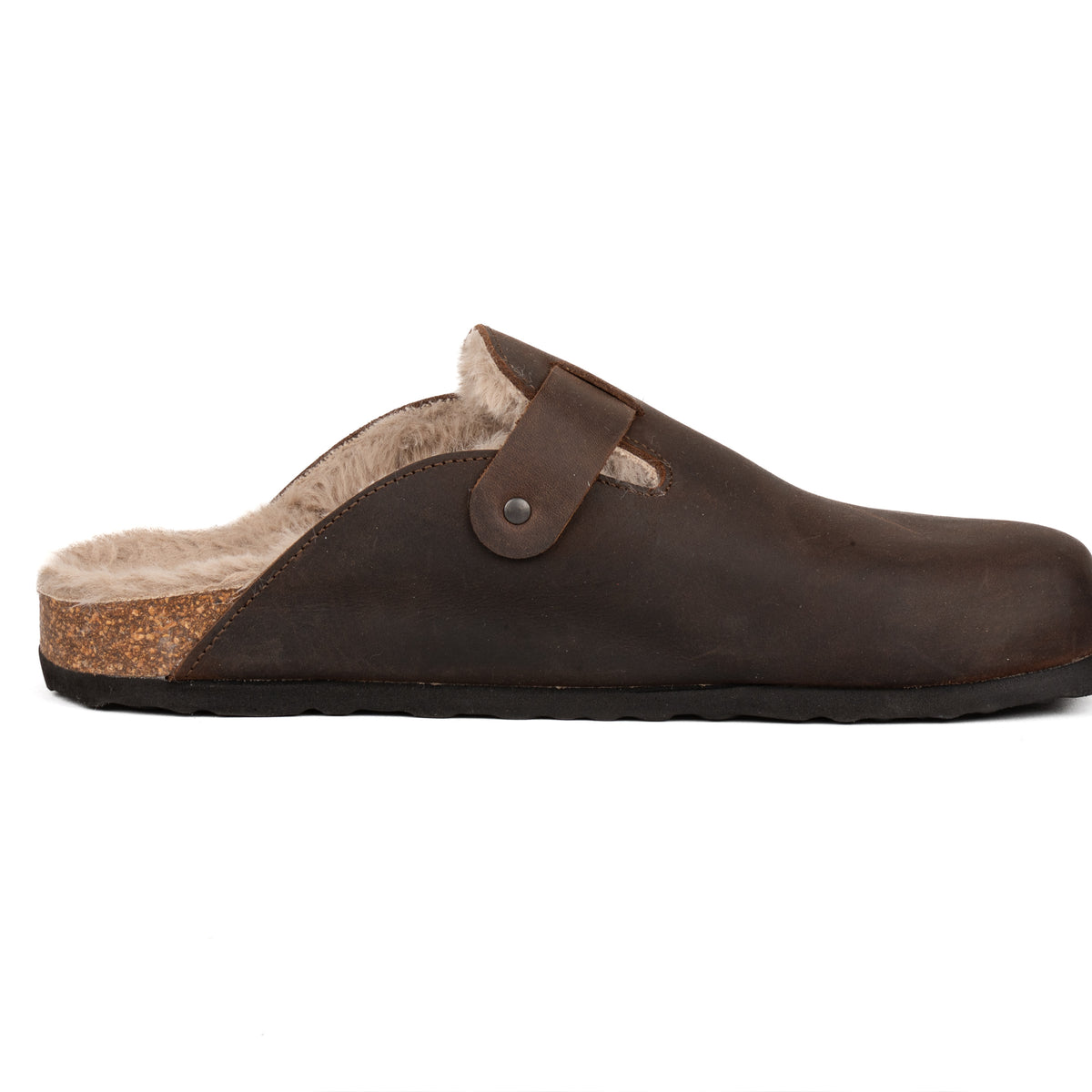 Sabot Clog Donna Pelle Scamosciata Imbottite