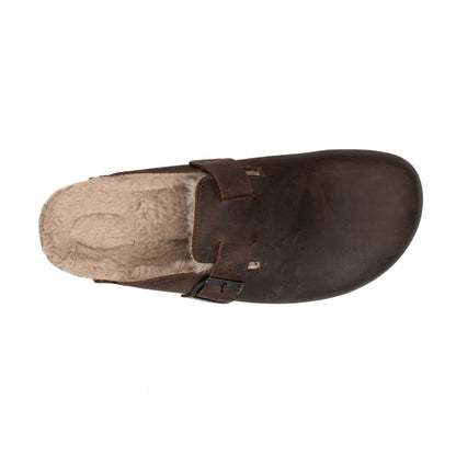 Sabot Clog Donna Pelle Scamosciata Imbottite