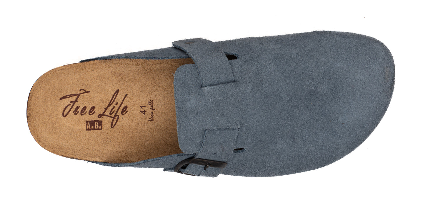 Sabot Bimbo/Bimba in Pelle Scamosciata