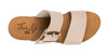 Sabot Zeppa Doppia Fascia in Pelle con Fibbia
