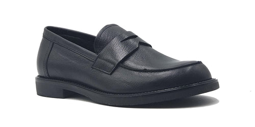 Leather college loafers