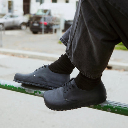 Scarpa con Elastico Pelle Ingrassata