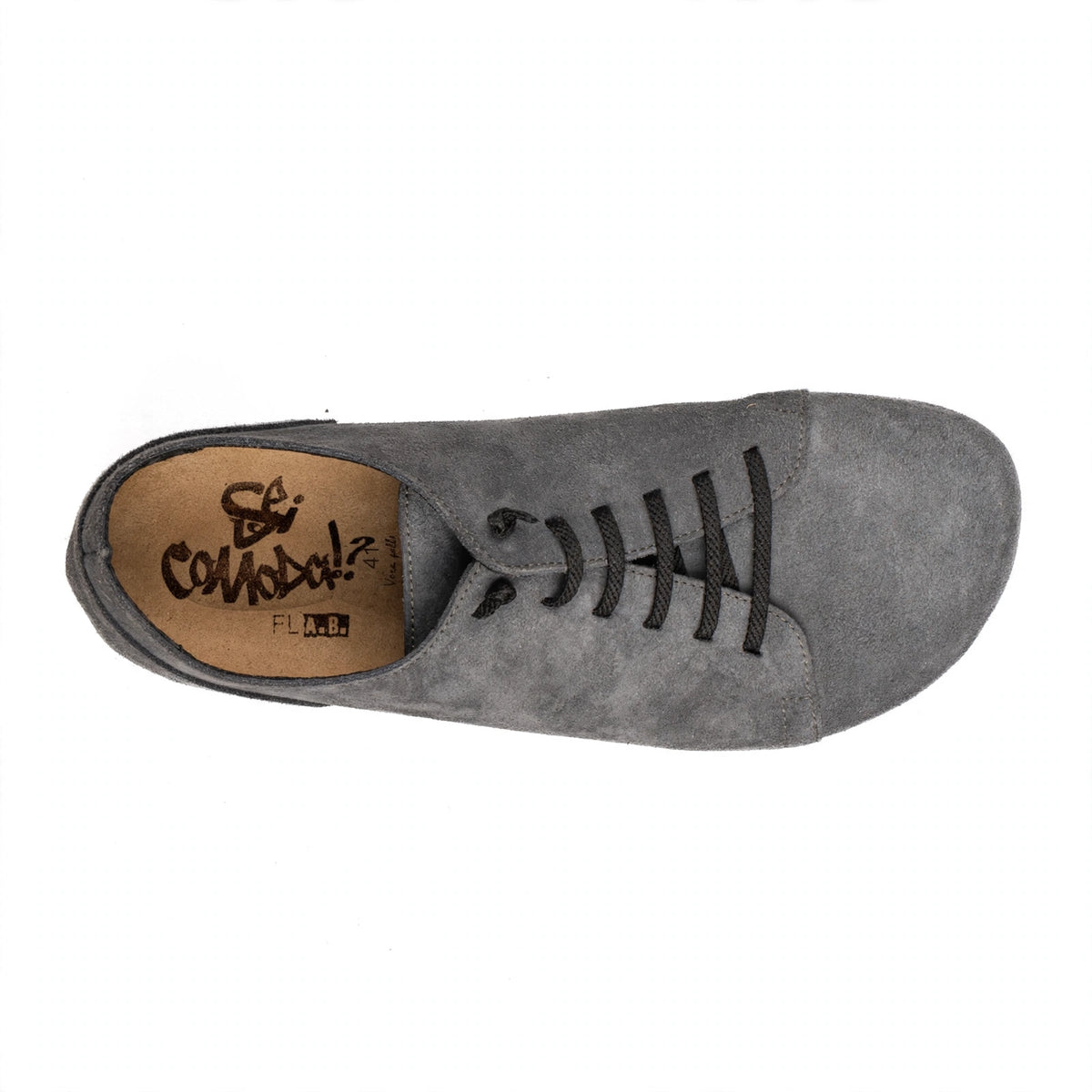 Scarpa Pelle Ingrassata con Laccio Elastico